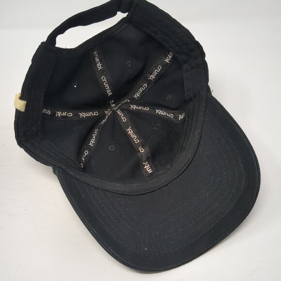 Crumbl Slideback Baseball Cap Black One Size Adjustable 6 Panel Vented Holes - Picture 7 of 8